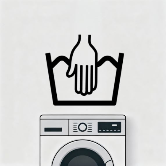 手洗いマーク 洗濯機